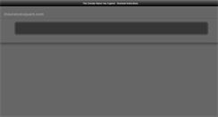 Desktop Screenshot of insurancesquare.com